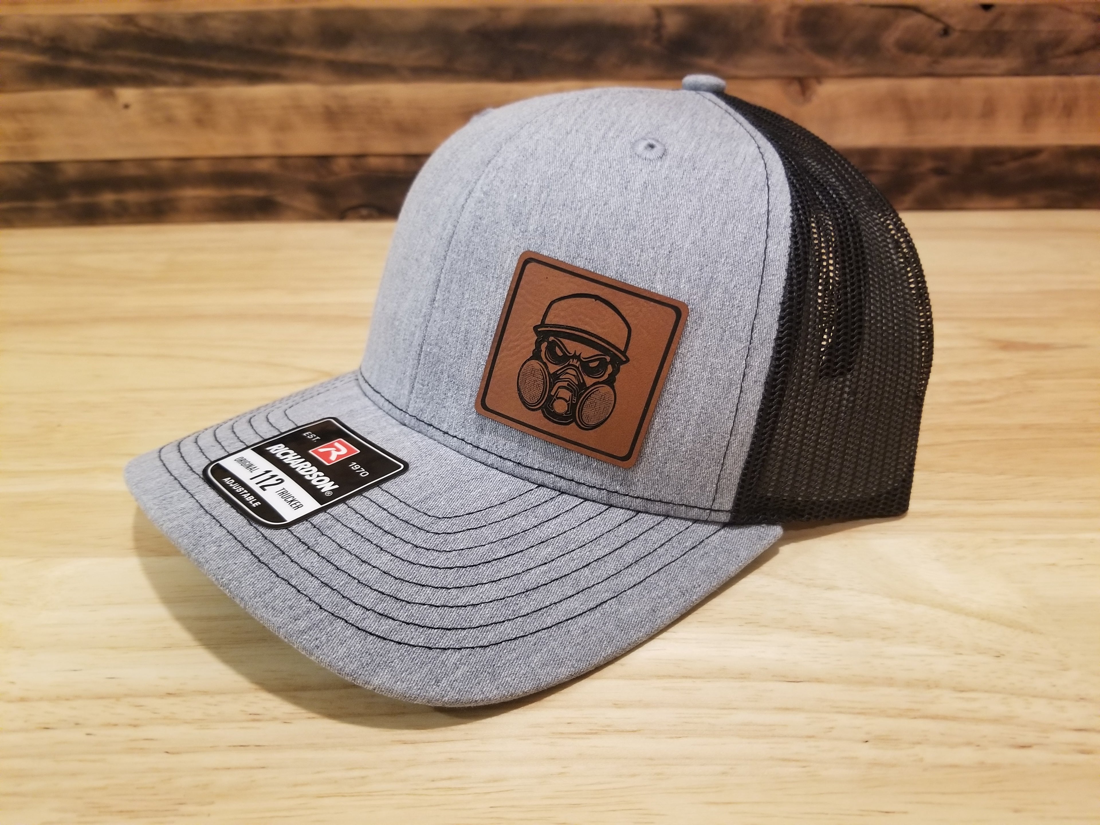 Body Shop Merch Hat with Rawhide Skull wearing dust mask and cap
