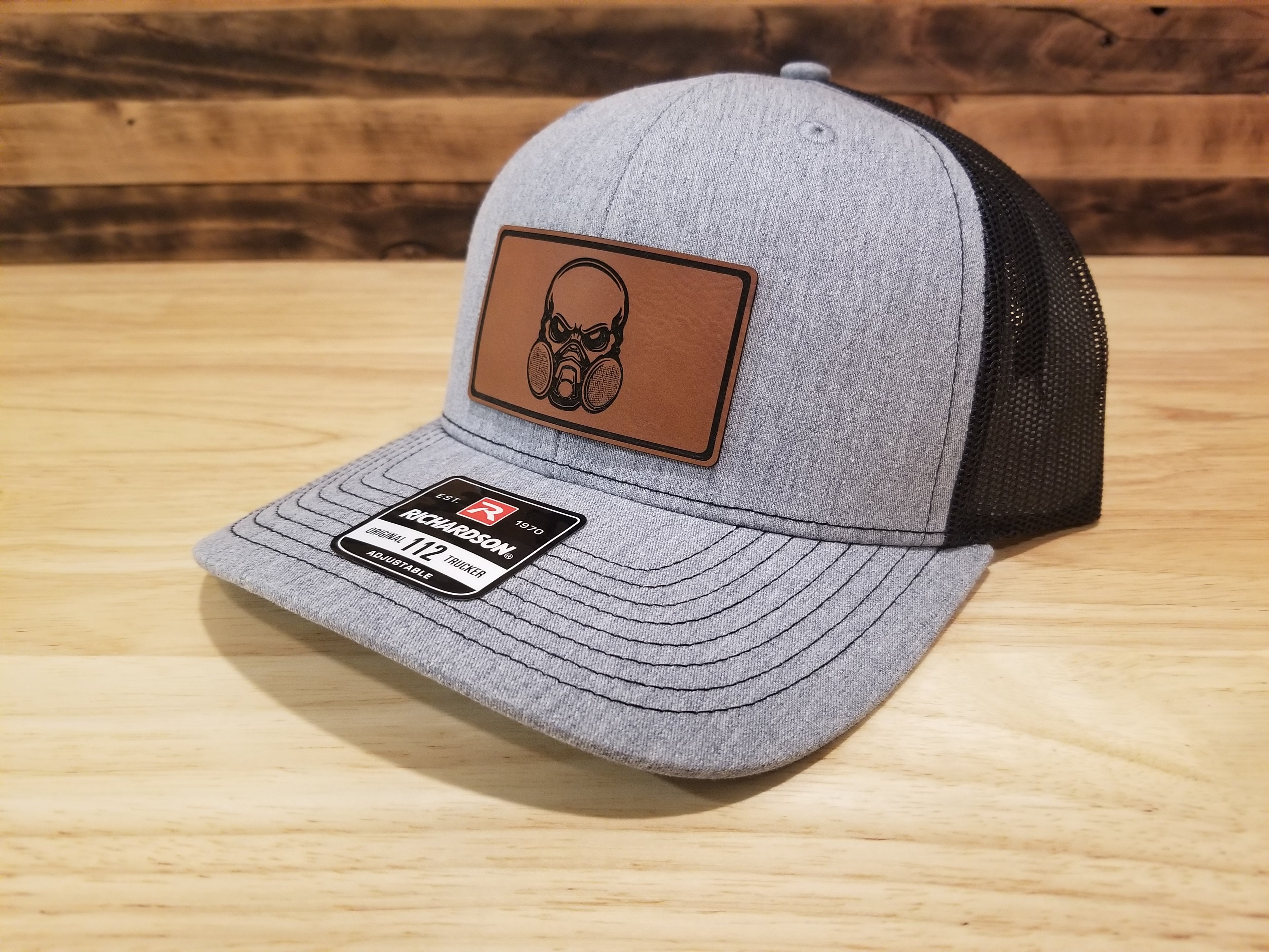 Body Shop Merch Hat with Rawhide Skull wearing a dust mask