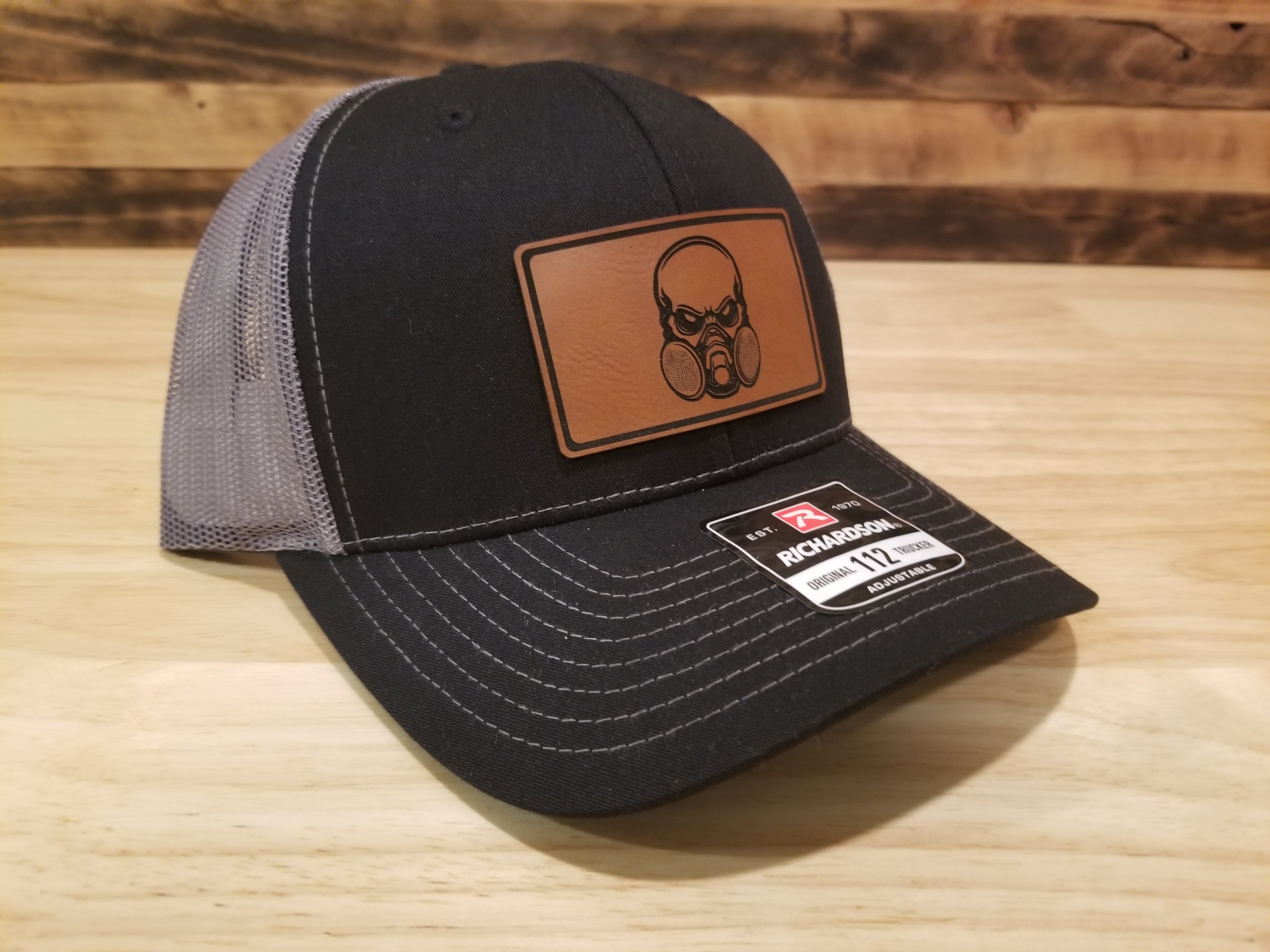 Body Shop Merch Hat with Rawhide Skull wearing a dust mask