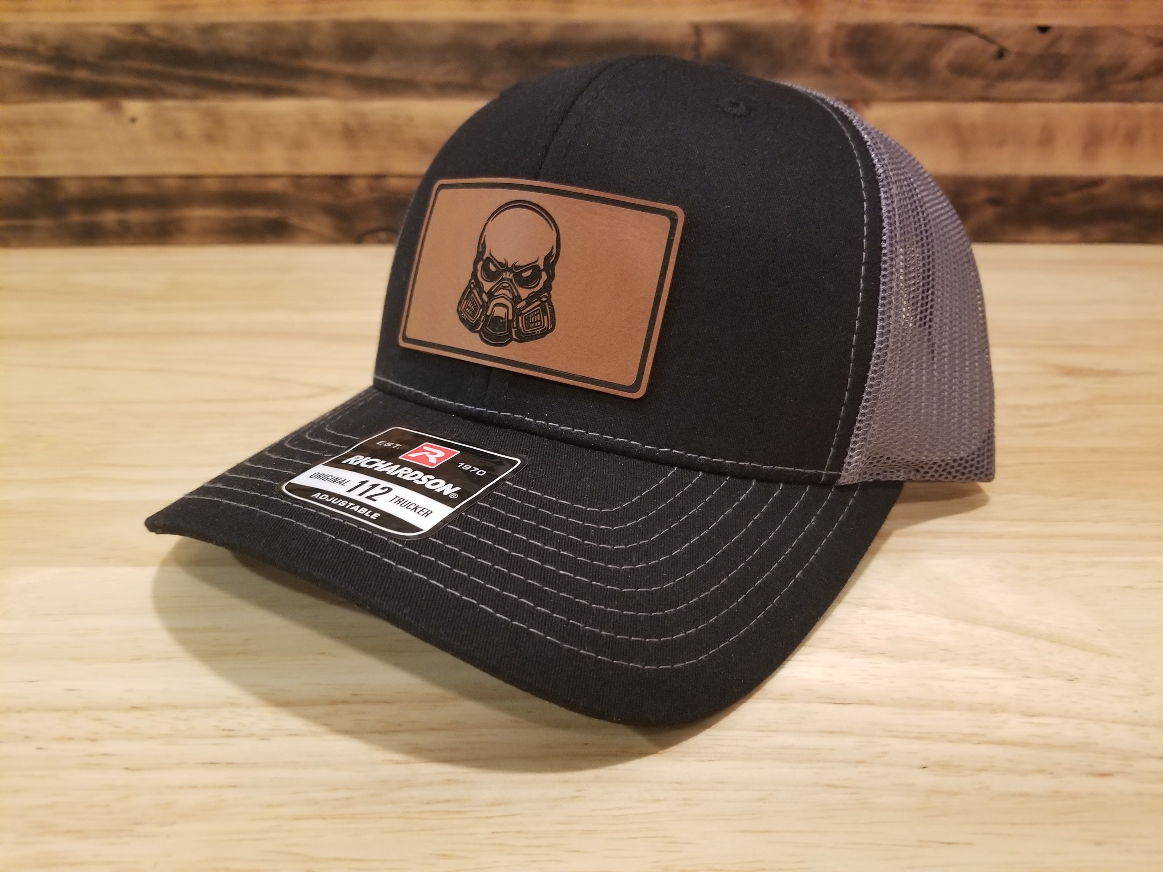Body Shop Merch Hat with Rawhide Skull wearing paint mask