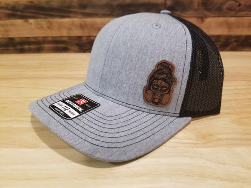 Body Shop Merch Hat with Rawhide Female Skull wearing dust mask